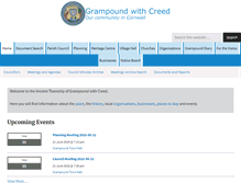 Tablet Screenshot of grampound.org.uk
